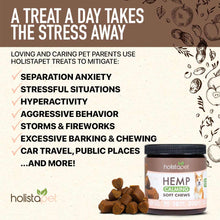 Load image into Gallery viewer, HOLISTAPET  HEMP CALMING CHEWS FOR DOGS